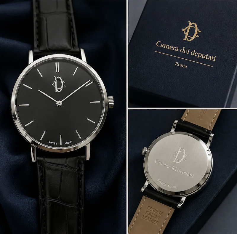 Example of an institutional watchmaking project from prior professional experience